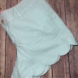 Lilly Pulitzer Blue Striped Buttercup Shorts